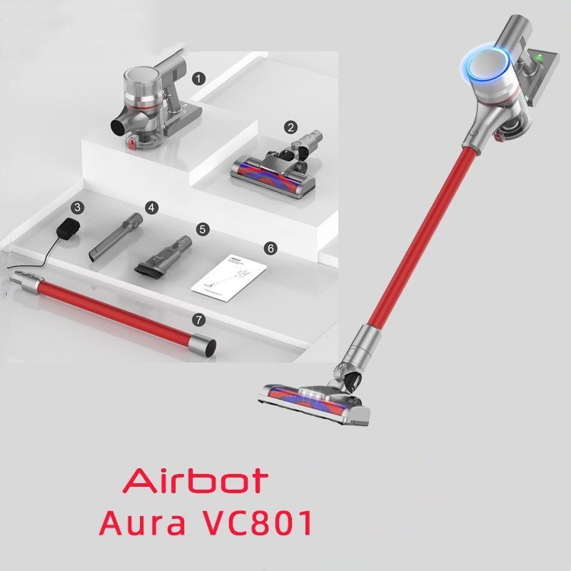 Airbot Aura VC801 เครื่องดูดฝุ่นมือถืออุปกรณ์เสริม Hepa กรอง telescopic ท่อแปรงไรฝุ่น แปรงปัดฝุ่น แป