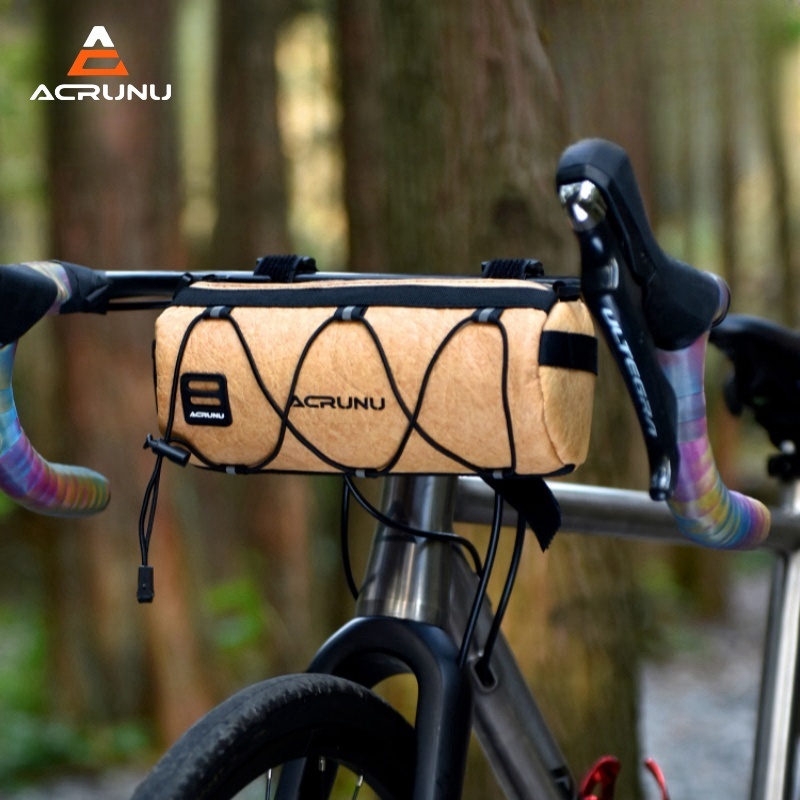 ACRUNU 2L กระเป๋าติดแฮนด์จักรยานขนาดใหญ่ความจุ 5 in 1 แบบพกพาโครงจักรยาน Tube Bag MTB จักรยานเสือหมอบมัลติฟังก์ชั่ขี่จักรยานกระเป๋าจักรยาน