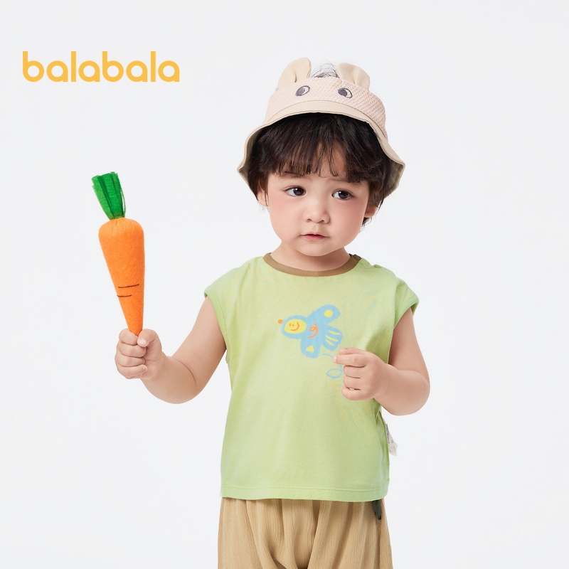Balabala เสื้อกั๊กแจ็กเก็ต แบบบาง แฟชั่นฤดูใบไม้ผลิ และฤดูร้อน สําหรับเด็กผู้ชาย และเด็กผู้หญิง 2024
