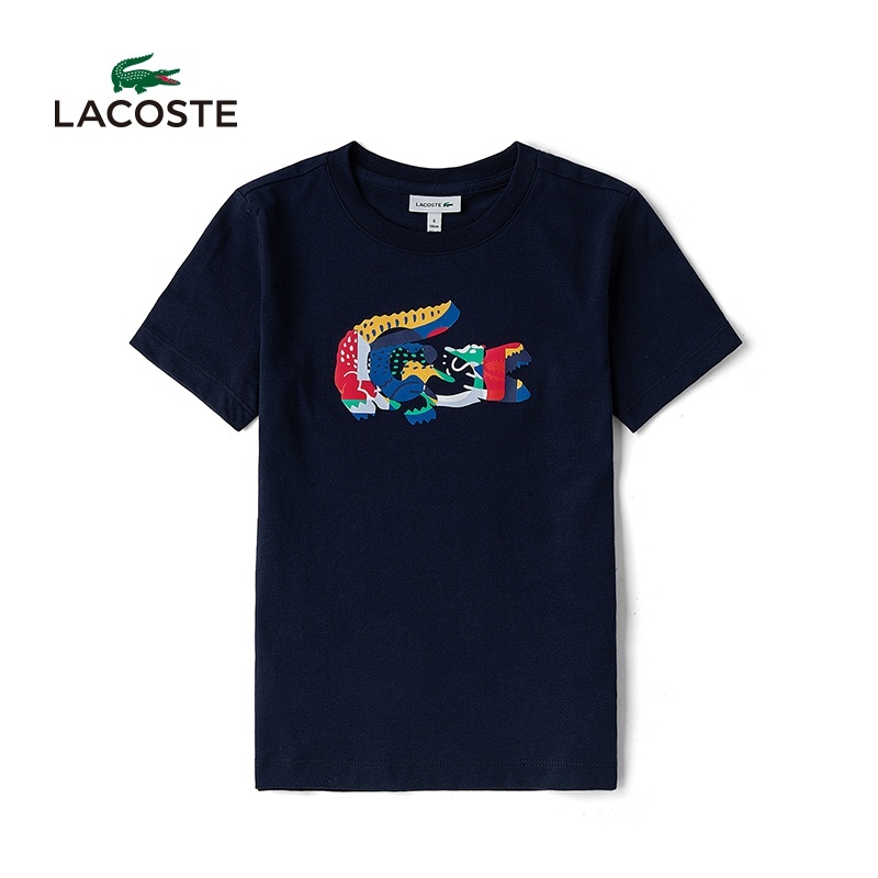 Lacostes French Crocodile เสื้อยืดแขนสั้นผู้ชาย TJ1325