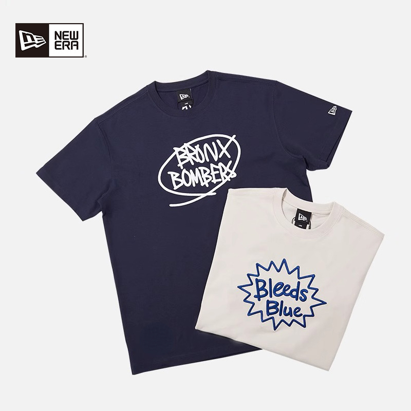 MBL Newera แฟชั่นผู้ชายและผู้หญิง Coolera เสื้อยืดแขนสั้นคอกลมลําลองระบายอากาศได้