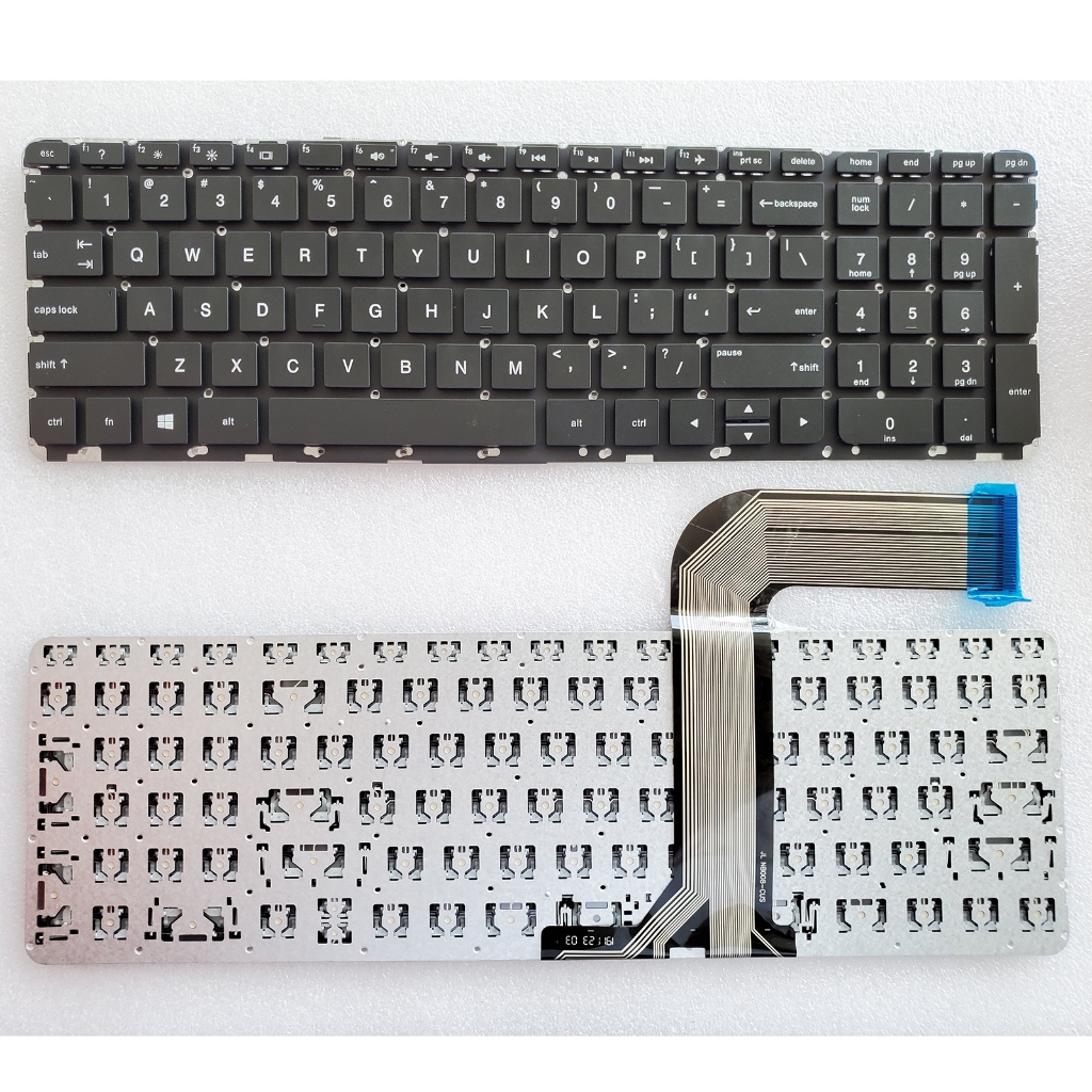 US/RU/AR แป้นพิมพ์แล็ปท็อปสําหรับ HP Pavilion 15-P 17-P 17-F 15Z-P 15T-P 15- Envy 15-K 17-K TPN-Q140