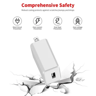 หัวชาร์จเร็ว 5V/2A USB Fast Charger รองรับอุปกรณ์มือถือ รับประกัน 1 ปี