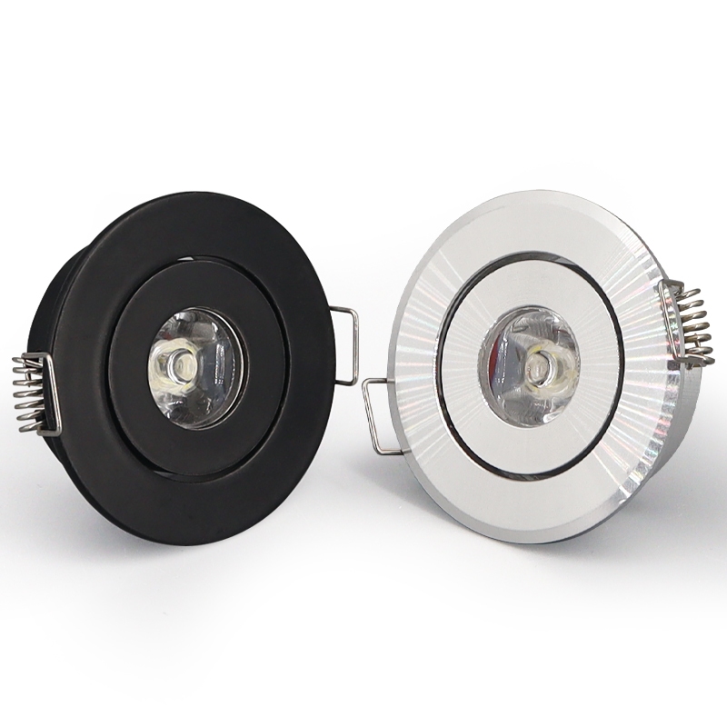 โคมไฟเพดาน led 3W หรี่แสงได้ ac85-265V สีขาว สีดํา สีเงิน สีทอง