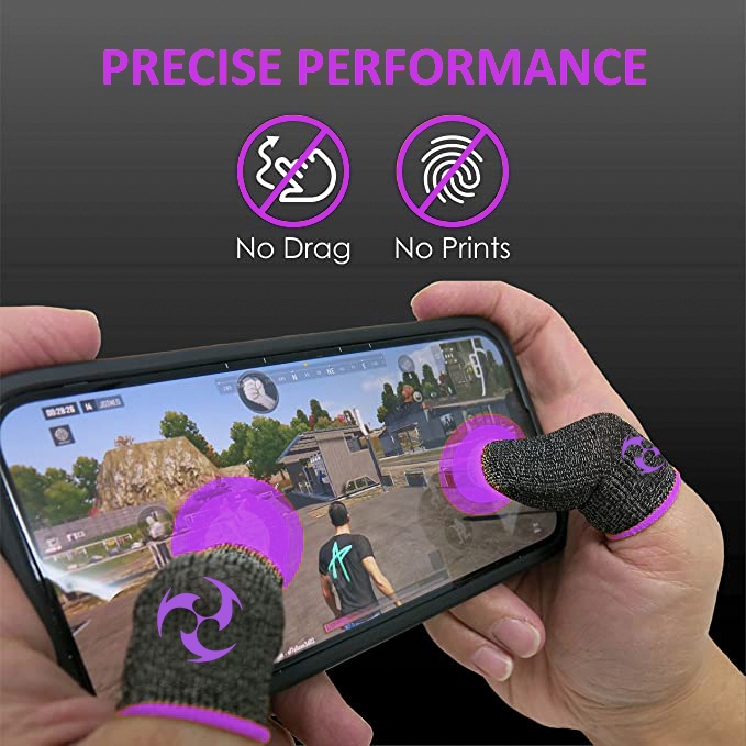 Bluewow Genshin ปลอกสวมนิ้วหัวแม่มือ แบบบางพิเศษ ระบายอากาศ กันเหงื่อ สําหรับเล่นเกม PUBG