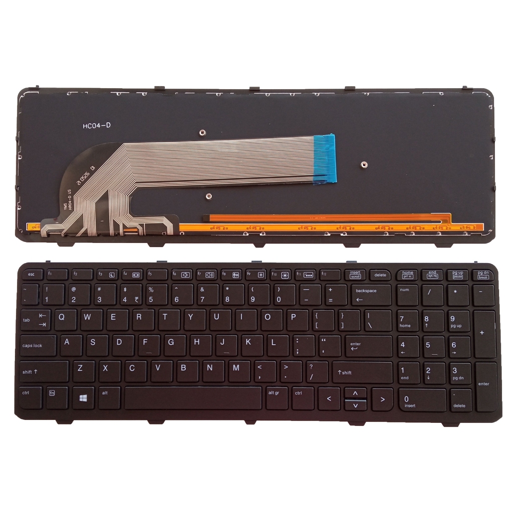 US/RU คีย์บอร์ดสําหรับ HP Probook 450 G0 450 G1 450 G2 455 G1 G2 470 G0 G1 G2 721953-001