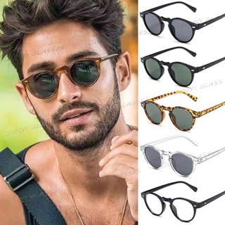 แว่นตากันแดด UV400 กรอบทรงกลม ขนาดเล็ก สไตล์เรโทร สําหรับผู้…