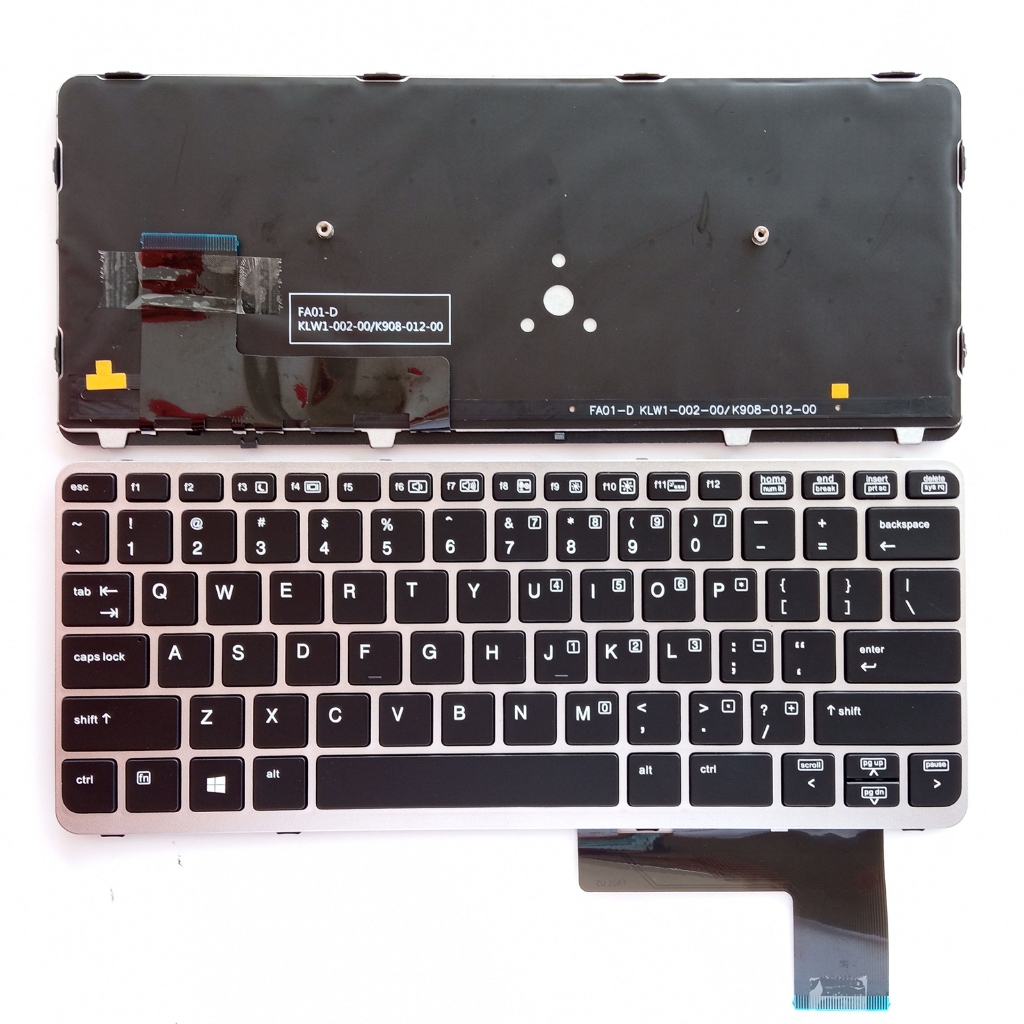 สําหรับ HP Elitebook 820 G1 820 G2 720 G1 720 G2 725 G1 725 G2 คีย์บอร์ด US