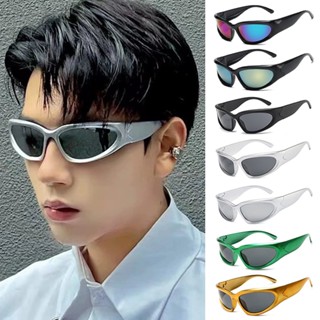 Unisex ฤดูร้อน✨แว่นกันแดด✨ป้องกันรังสียูวีUV400กรอบเหลี่ยมหล…