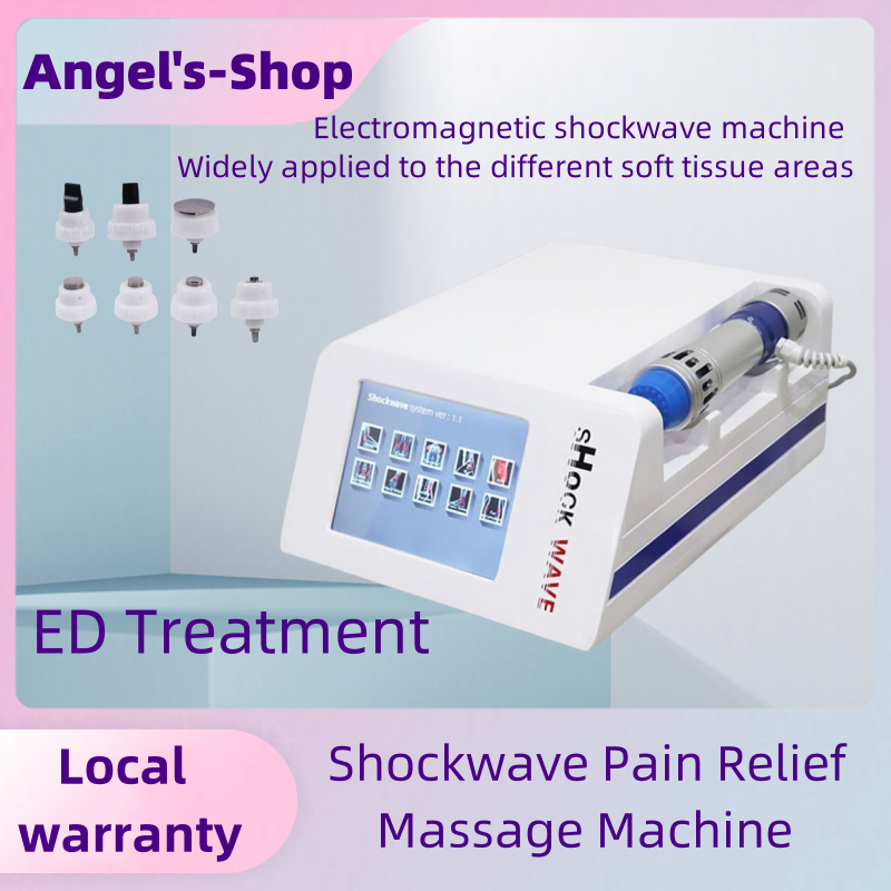 Multi Shockwave Pain Relief Massage Machine ED กายภาพบําบัด Treatment 🛒 Body Massage Gun อุปกรณ ์ แบบพกพา Extracorporeal Shock Wave ขานวดเท ้ า H