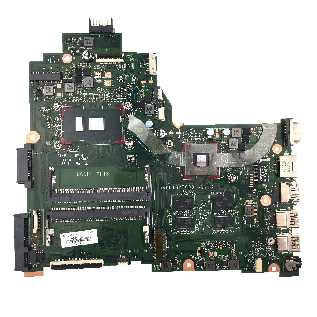 Hp 14-bs0xx DA0P1BMB6D0 i5 7th gen เมนบอร์ดแล็ปท็อปพร้อม GPU