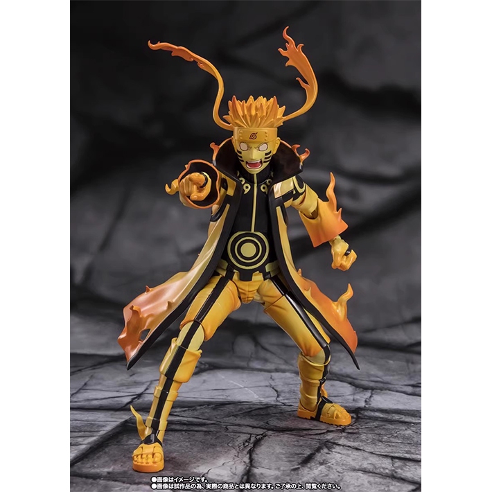 Bandai Soul Limited SHF Naruto Uzumaki Naruto Kurama Mode Action Figure