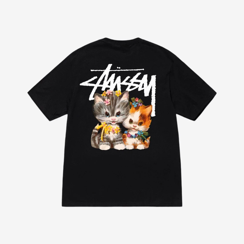 เสื้อยืด Stussy Kittens แท้ 100% Oversize