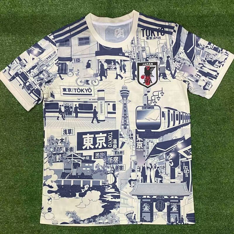 2024 เสื้อแข่งญี่ปุ่นโตเกียวอะนิเมะเสื้อฟุตบอล QST