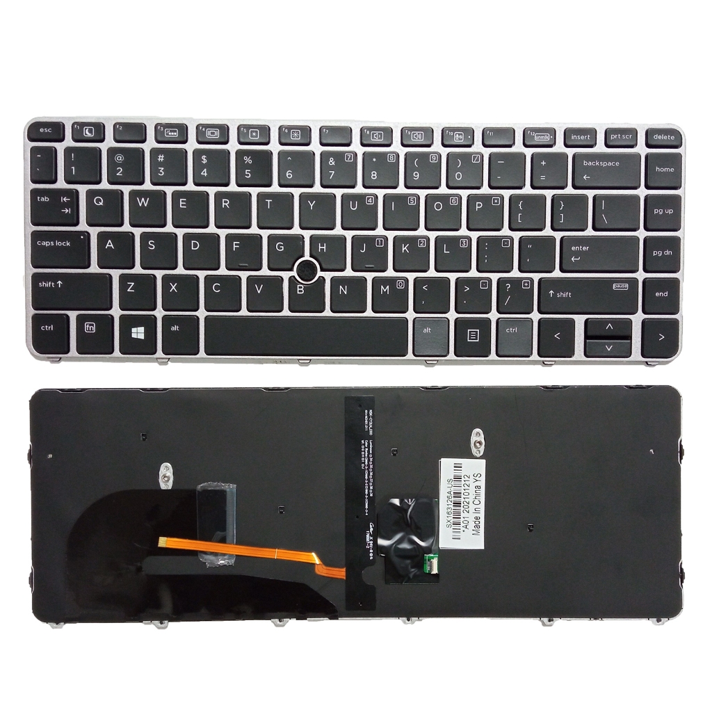 แป้นพิมพ์ US สําหรับ HP EliteBook 840 G3 745 G3 840 G4 745 G4 ZBook 14u G4 HSN-I02C-4