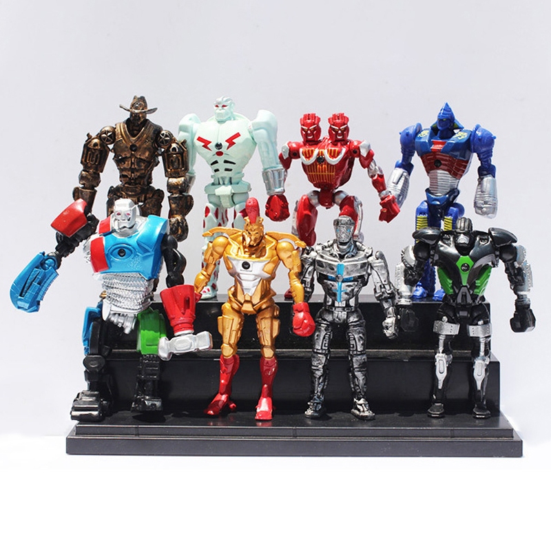 ของเล่นฟิกเกอร์หุ่นยนต์ Atom Movie Zeus Twin City Midas Robot Pvc 13 ซม. 8 ชิ้น ต่อชุด