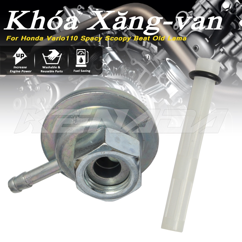 ก๊อกน้ำมัน - NOVA-S , TENA , SONIC , CLICK , DASH ก้อกน้ำมัน โนว่า เทน่า โซนิค คลิก วาล์วน้ำมัน โนว่า คลิก เเดช โซนิค เทน่า วาล์วปิดเปิด น้ำมัน วาล์วควบคุมน้ำมัน ก๊อกน้ำมันมอเตอร์ไซค์