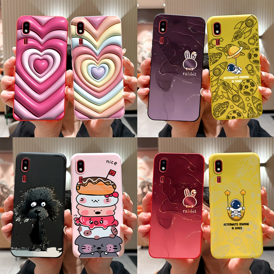 สําหรับ Samsung Galaxy A2 Core SM-A260F SM-A260G A2CORE เคสโทรศัพท์ซิลิโคน TPU แบบนิ่ม ลายการ์ตูนน่ารัก