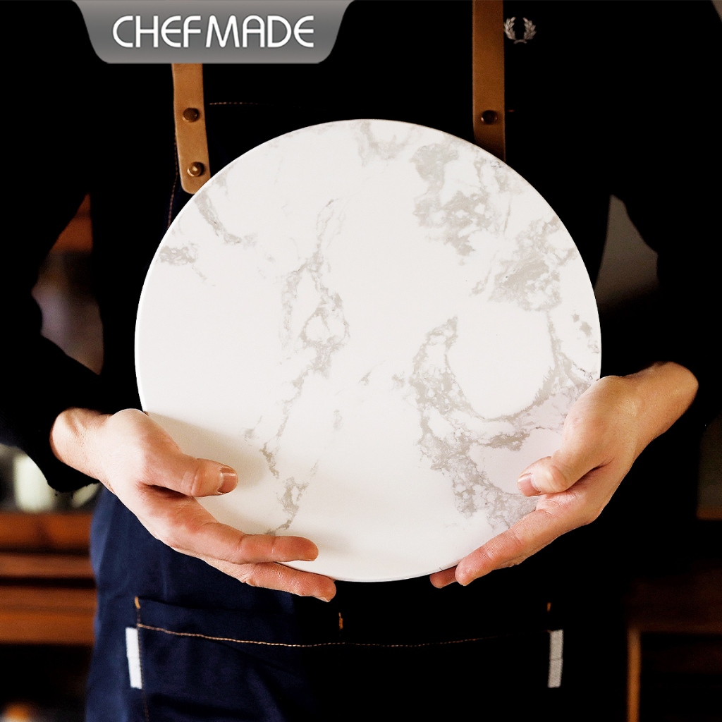 Chefmade แป้นหมุนเค้ก ลายหินอ่อน สําหรับตกแต่งเค้กวันเกิด WK9987