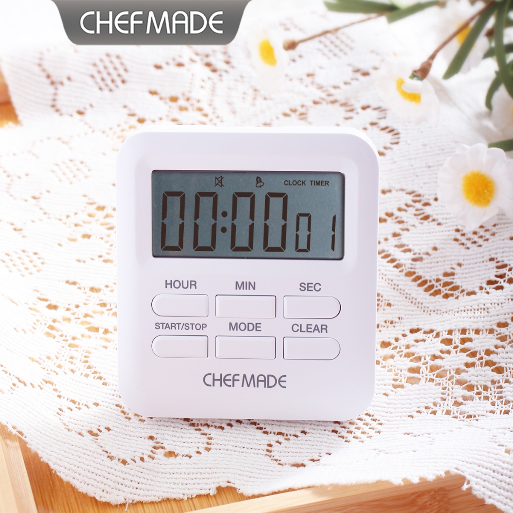 Chefmade นาฬิกาจับเวลาอิเล็กทรอนิกส์ อเนกประสงค์ WK10000