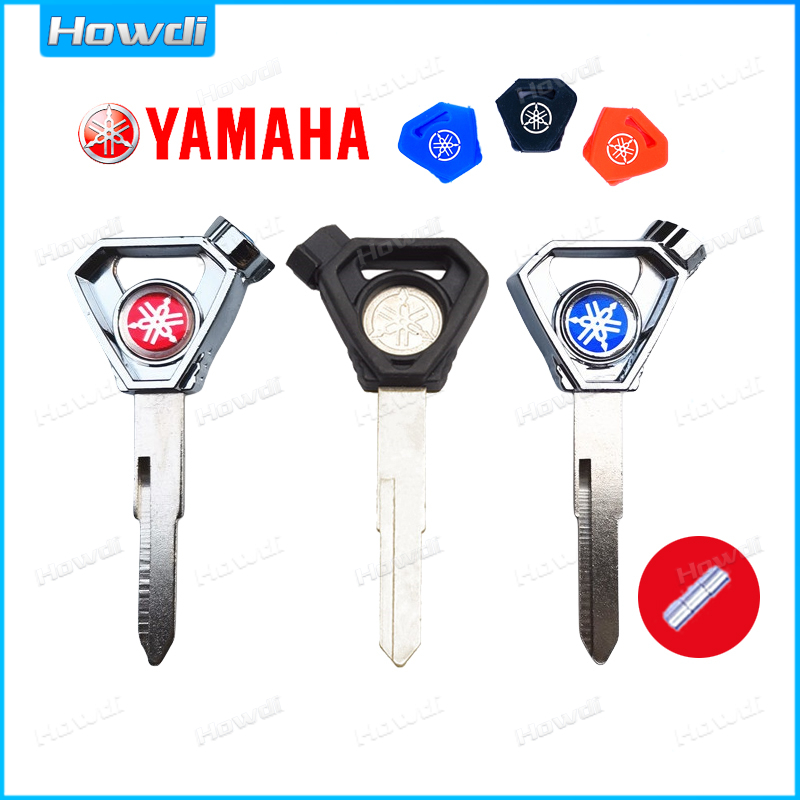 กุญแจเปล่ามอเตอร์ โลหะ พร้อมแม่เหล็ก 3 ชิ้น สําหรับ YAMAHA MOTOR KEY