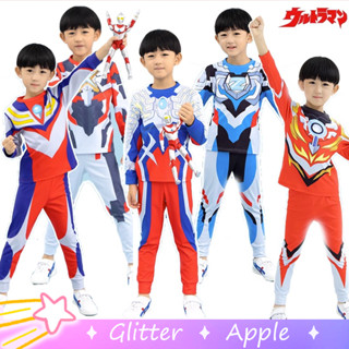 ชุดนอนแขนยาว เครื่องแต่งกาย อุลตร้าแมน สองชิ้น เหมาะกับปาร์ต…