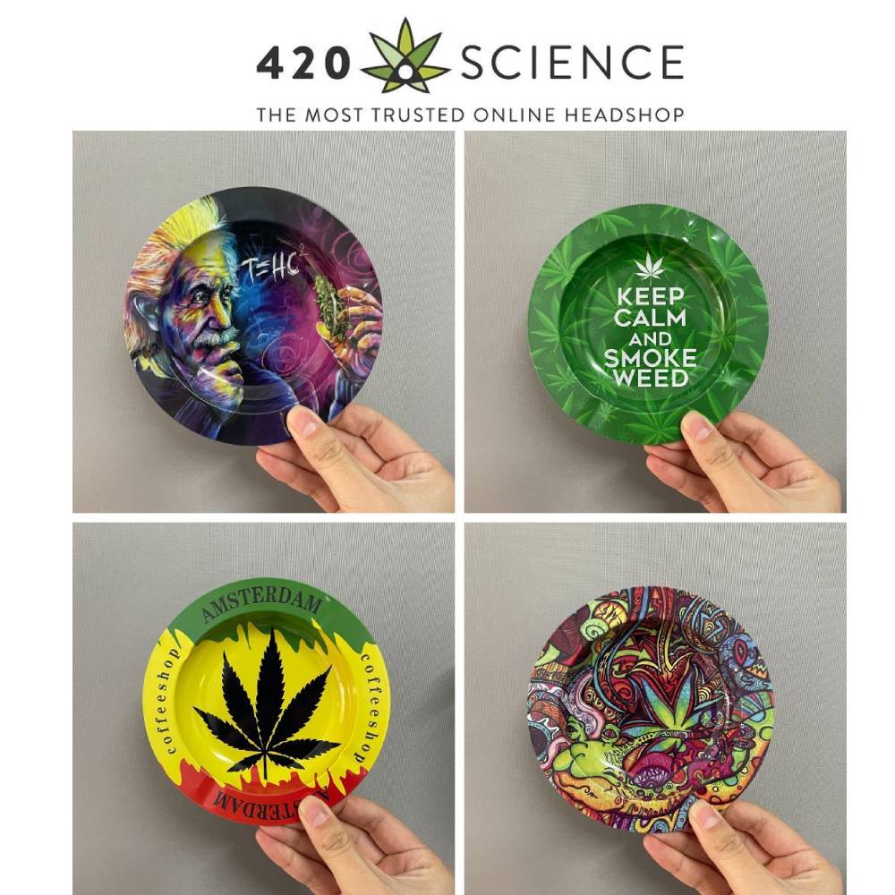 ถาด Metal Ashtray ที่เขี่ยบุหรี่โลหะ ทรงกลม แบบพกพา ทนความร้อน แบบสร้างสรรค์ ที่เขี่ยบุหรี่โลหะกลม