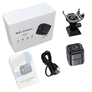 Ekleva HD WiFi ขนาดเล็ก มองเห็นกลางคืน ตรวจจับวิดีโอ อินเตอร์คอม กล้องรักษาความปลอดภัยในบ้าน กล้องเฝ้าระวังขนาดเล็ก กล้องระยะไกล มอนิเตอร์