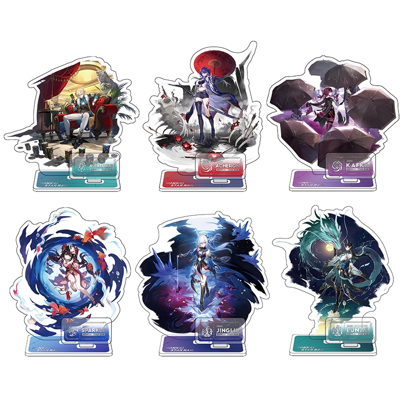 Game Star Rail Cyrene stand 2 in 1 ที่วางชื่อตัวละคร Painon kafka jingyuan ราคา ถูกที่สุด ดีลบีเคเค แกลเลอรีภาพที่ 3