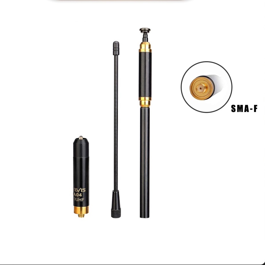 Retevis HA04 เสาอากาศ SMA ตัวเมีย VHF UHF แบบเปลี่ยน สําหรับ Baofeng UV-5R UV-5R