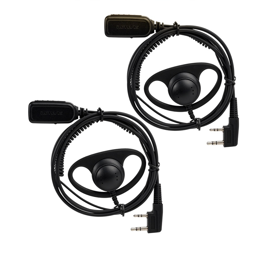 Retevis แฮนด์ฟรี Walkie Talkie หูฟังพร้อมไมโครโฟน, สําหรับ RT22 ฯลฯ เข้ากันได้กับ Baofeng BF-888S SA