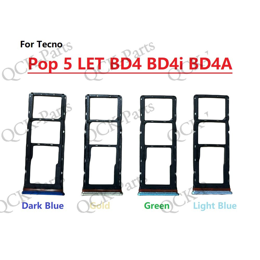 ใหม่ อะแดปเตอร์ถาดซิมการ์ด สําหรับ Tecno Pop 5 LTE BD4 BD4i BD4A