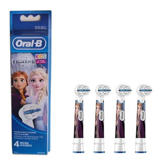 ทางปาก-ข EB10 หัวแปรงเปลี่ยนแปรงสีฟันไฟฟ้าเด็กลายการ์ตูน (1 กล่อง 4 ชิ้น)