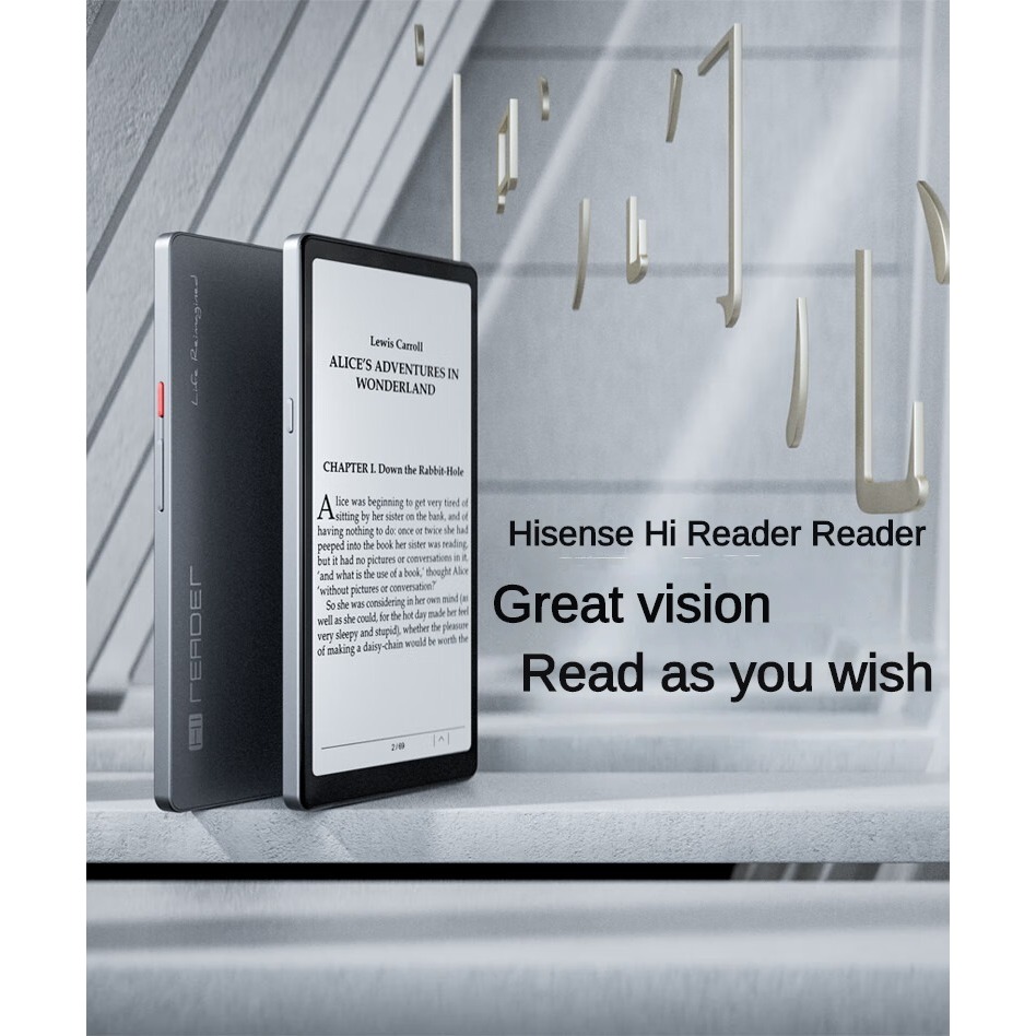 เครื่องอ่านหนังสือ Hisense Hi Reader ขนาด 6.7 นิ้ว หน้าจอ E-Ink ความจุ 128GB [จัดส่งในวันเดียวกัน]