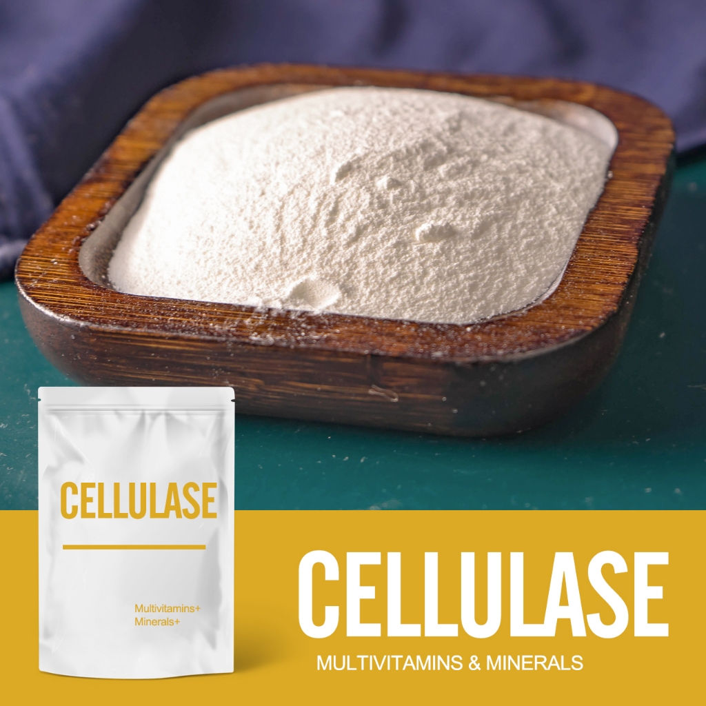 Cellulase 10,000u/g เอนไซม์กิจกรรม-non-starch polysaccharide เส้นใยพืช decompation-อาหารเกรดชีวภาพเอ