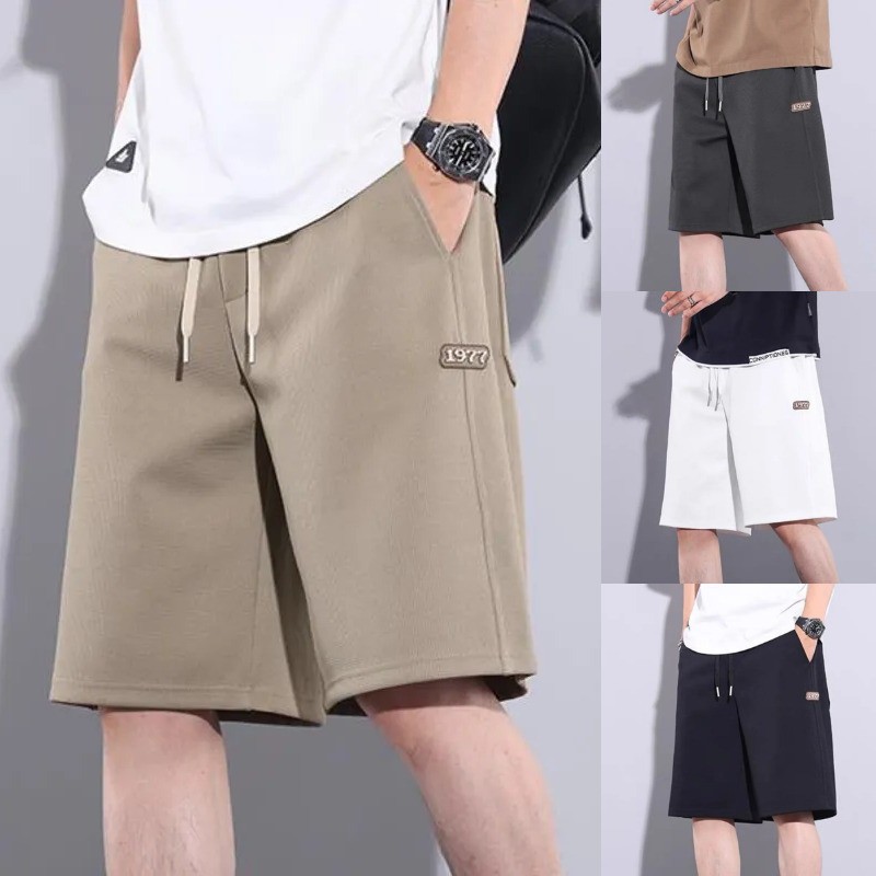 M - 4XL กางเกงขาสั้นชาย กางเกงขาสั้นลําลอง ทรงหลวม เข้ากับทุกการแต่งกาย แฟชั่นฤดูร้อน สําหรับ ไซซ์ กางเกงขาสั้นผู้ชาย