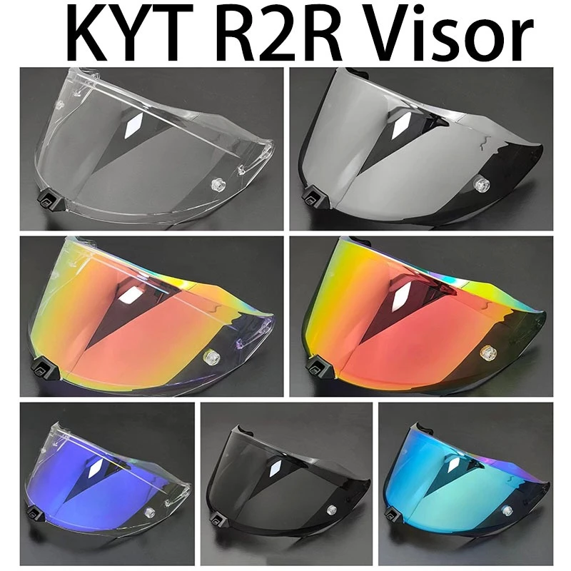 【 ราคาต ่ ําสุด 】 KYT R2R Helmet Shield Glass สําหรับ KYT อะไหล ่ ทดแทน Original KYT Shield