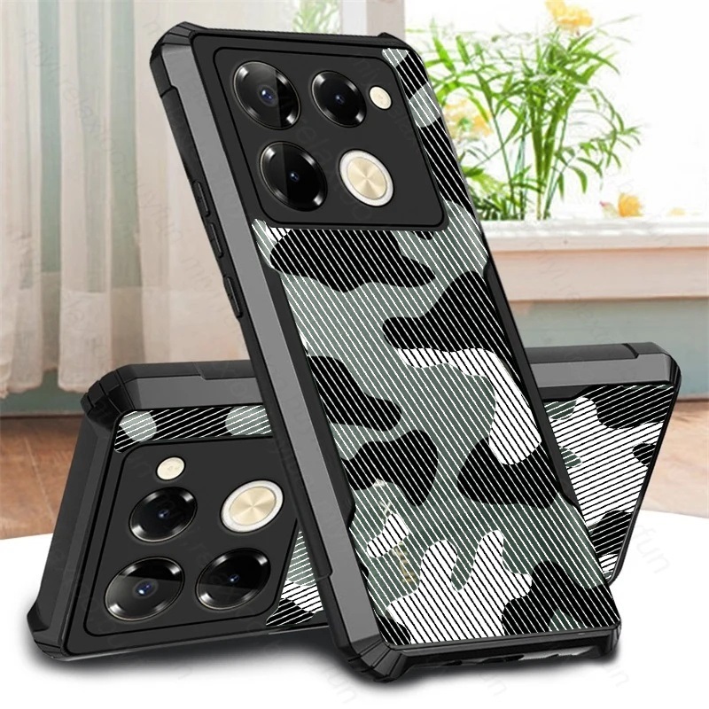 เคสโทรศัพท์สําหรับInfinix Note 40 30 12 11 10 Pro Plus,Note 30i 30 12 VIP 11S 8 8i 7 กรณีอะคริลิคใสC