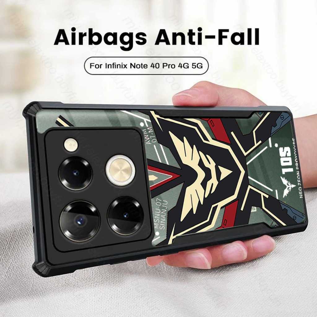 เคสโทรศัพท์สําหรับ infinix Note 40 30 12 11 10 Pro Plus,Note 30i 30 12 VIP 11S 8 8i 7 กรณีอะคริลิคใส