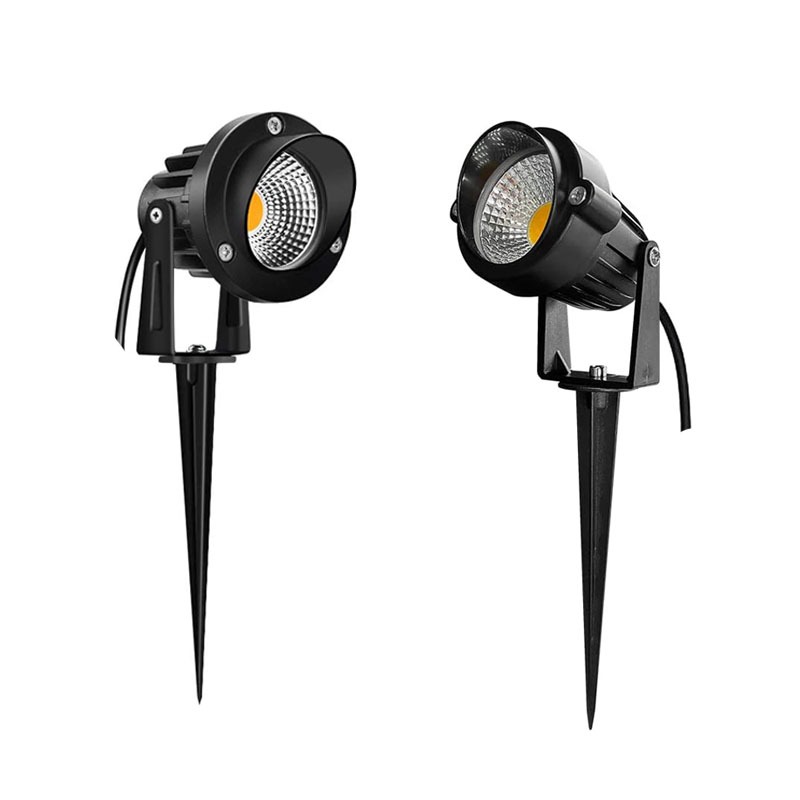โคมไฟสปอตไลท์ LED COB 3W 9W 220v DC12v กันน้ํา สําหรับตกแต่งสวน สนามหญ้า กลางแจ้ง