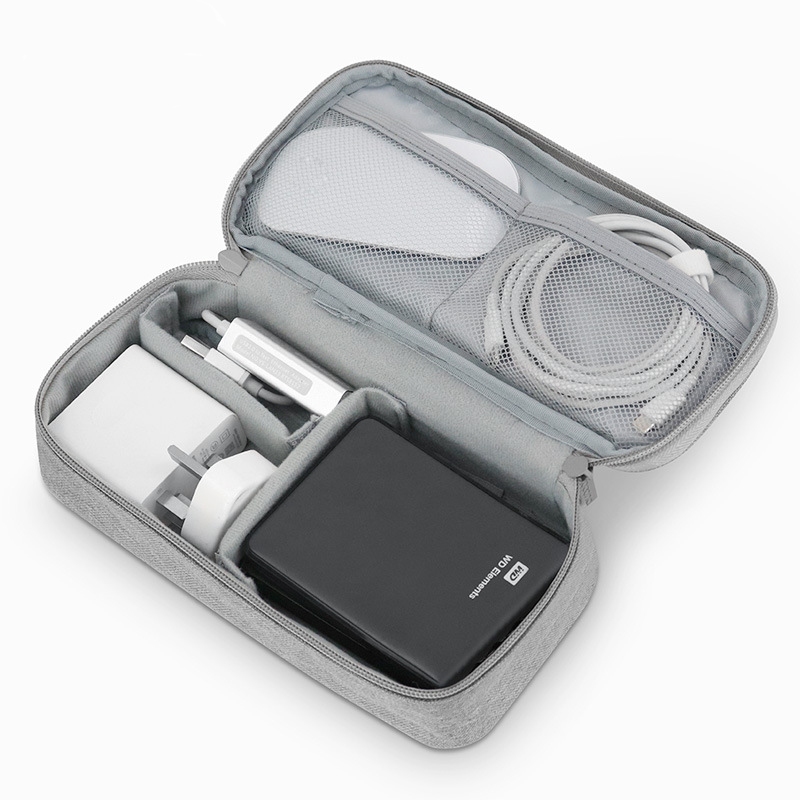 Laptop Adapter Bag Travel Electronics Organizer Charger Case for AC Adapter, Charger, Power Cord, Mouse, Earphones and More