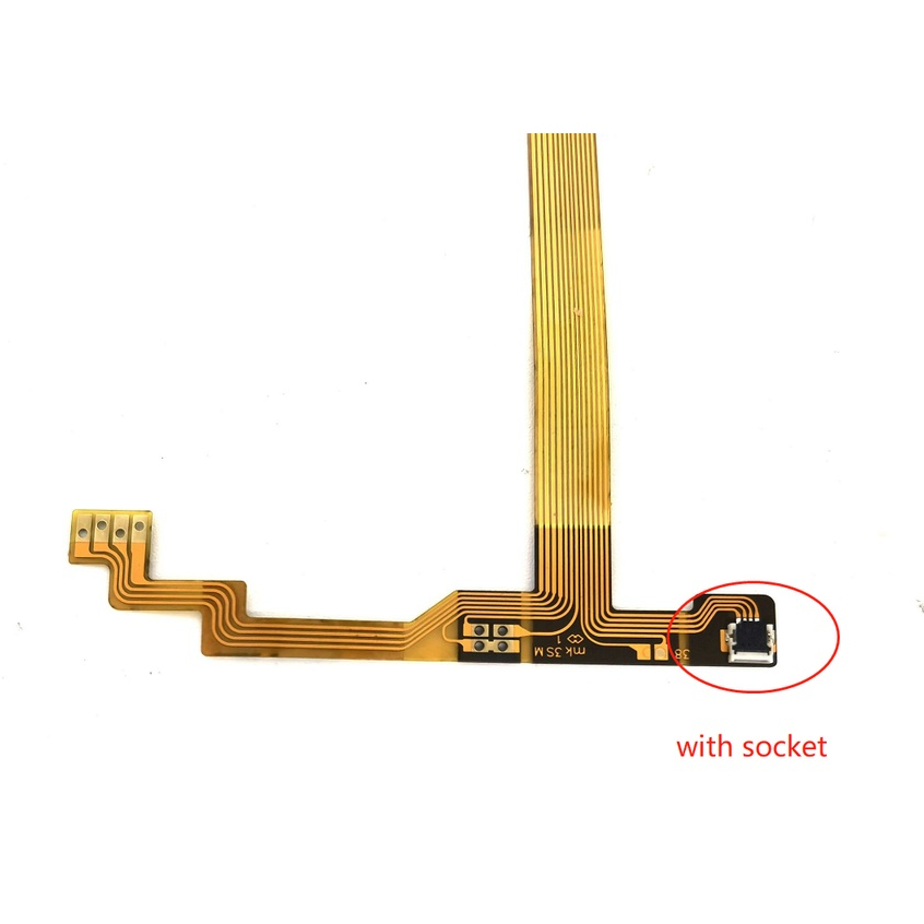 1 ชิ้นพร้อมซ็อกเก็ต 1 ชิ้นใหม่เลนส์โฟกัส Flex สําหรับ Nikon AF-S / AF-P DX 18-55 มม.f/3.5-5.6G VR Re