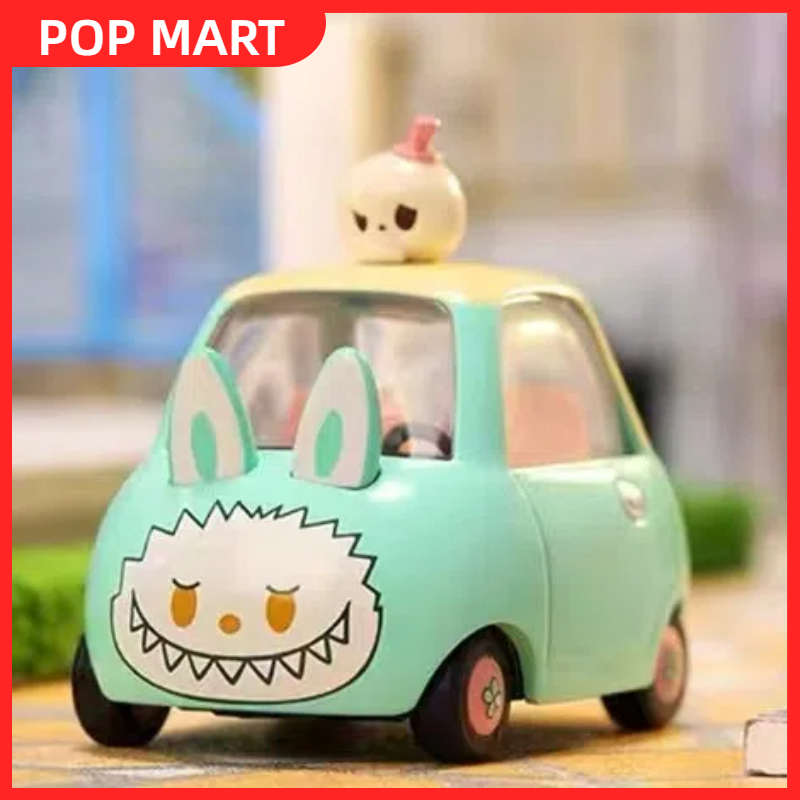 Popmart POPCAR กล่องสุ่มตุ๊กตาน่ารัก สําหรับตกแต่งรถยนต์