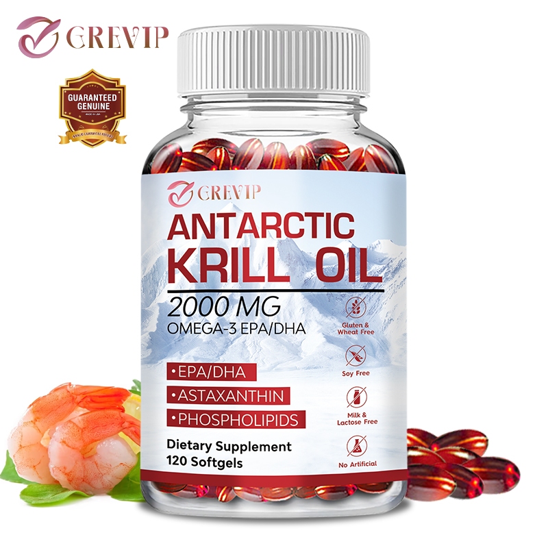 Antarctic Krill แคปซูลน้ํามัน -30 60 120 แคปซูล - สมอง ข้อต่อหัวใจ ผิวหนัง และภูมิคุ้มกัน