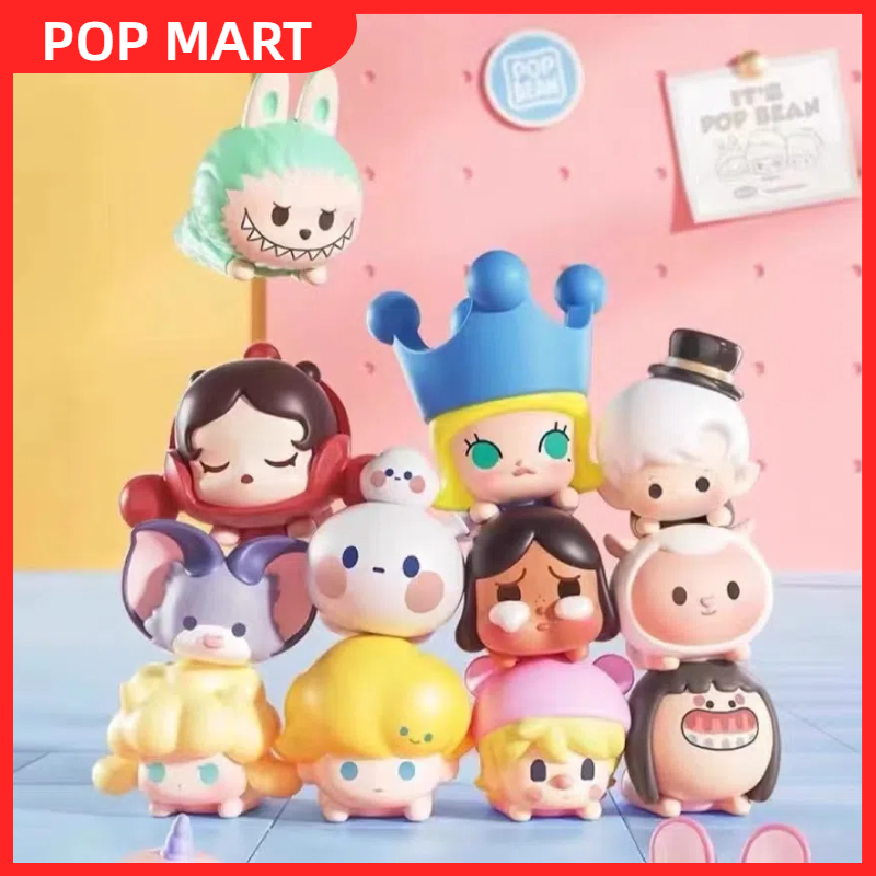 ฟิกเกอร์ POPMART POPBEAN three classic basic planking series ขนาดเล็ก สําหรับแฟนสาว