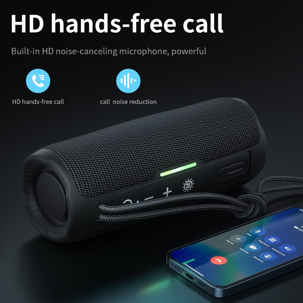 Hoco HC16 ลําโพงซับวูฟเฟอร์บลูทูธไร้สาย IPX4 เสียงสเตอริโอ 3D กันน้ํา สําหรับสมาร์ทโฟนทุกรุ่น