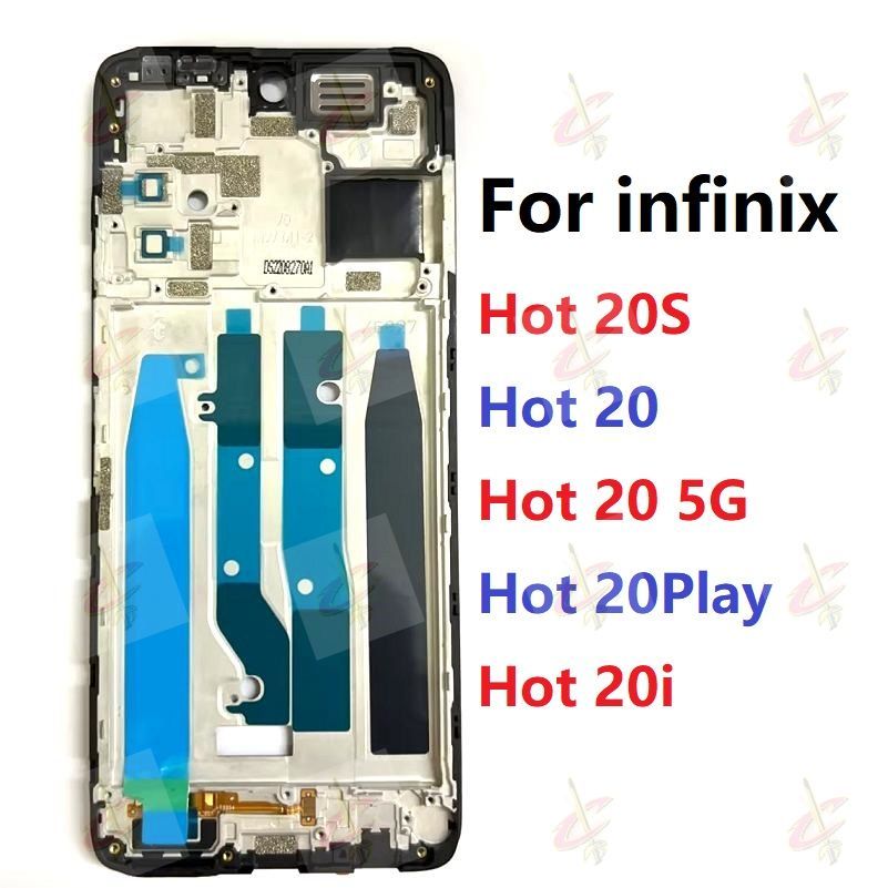 กรอบหน้าจอ LCD สําหรับ infinix Hot 20 Play 5G 20S 20i X6825 X6826 X6827 X665 X666 X66B