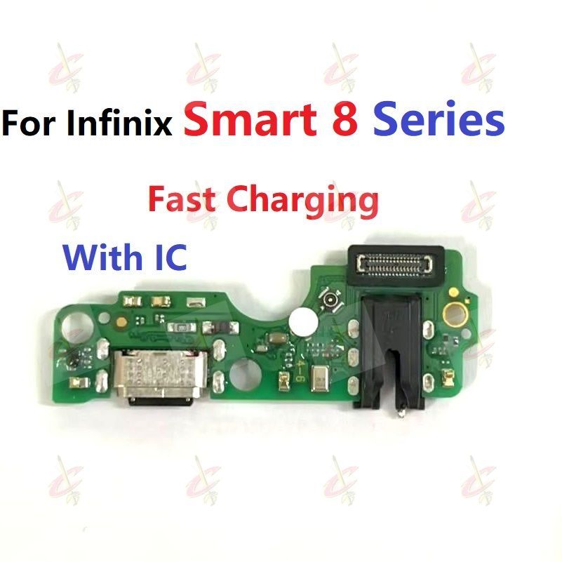 แพรตูดชาร์จ (Charging board) สําหรับ Infinix Smart 8 Pro Plus HD X6525 X6525B X6526