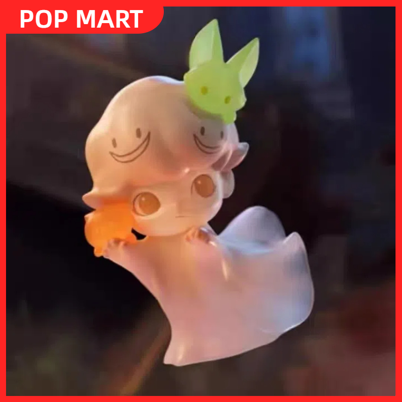 Popmart DIMOO Don't sleep Tonight series กล่องสุ่ม แฮนด์เมด ของเล่นสําหรับเด็ก