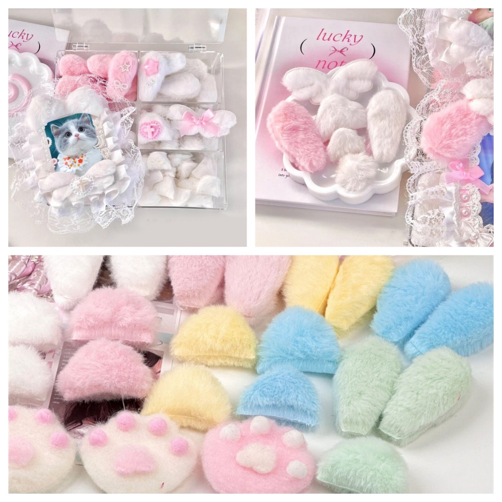 ชุดการ์ดแฮนด์เมด ลายการ์ตูนน่ารัก DIY 10 ชิ้น